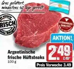HIT Argentinische frische Hüftsteaks Angebot