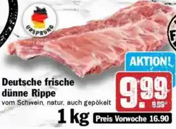 HIT Deutsche frische dünne Rippe Angebot