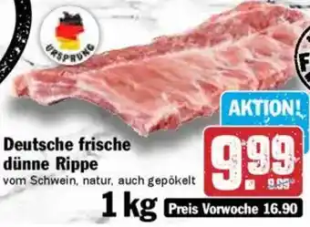 HIT Deutsche frische dünne Rippe Angebot