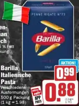 HIT Barilla Italienische Pasta Angebot