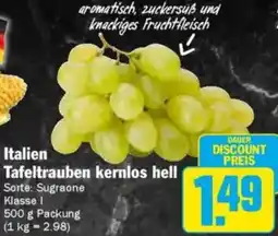 HIT Italien Tafeltrauben kernlos hell Angebot