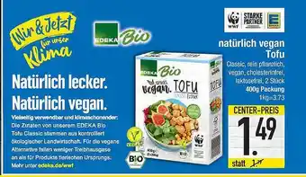 E-Center Edeka Bio Natürlich Vegan Tofu Angebot