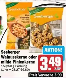 HIT Seeberger Walnusskerne oder milde Pinienkerne Angebot