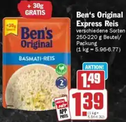 HIT Ben's Original Express Reis Angebot
