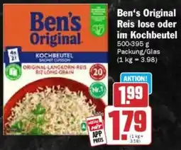 HIT Ben's Original Reis lose oder im Kochbeutel Angebot