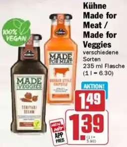HIT Kühne Made for Meat / Made for Veggies Angebot