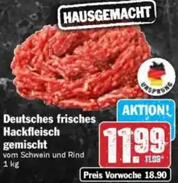 HIT Deutsches frisches Hackfleisch gemischt Angebot
