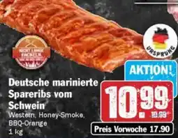 HIT Deutsche marinierte Spareribs vom Schwein Angebot
