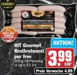 HIT HIT Gourmet Rostbratwurst pur free Angebot