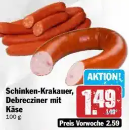 HIT Schinken-Krakauer, Debrecziner mit Käse Angebot