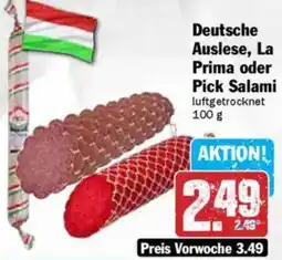 HIT Deutsche Auslese, La Prima oder Pick Salami Angebot