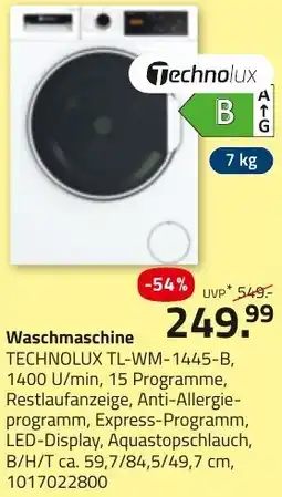 ROLLER TECHNOLUX Waschmaschine TL-WM-1445-B Angebot