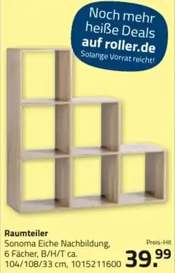 ROLLER Raumteiler Angebot