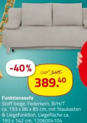 ROLLER Funktionssofa Angebot
