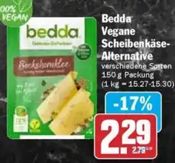 HIT Bedda Vegane Scheibenkäse Alternative Angebot
