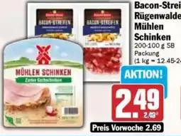 HIT Bacon-Streifen, Rügenwalder Mühlen Schinken Angebot