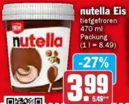 HIT nutella Eis Angebot