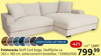 ROLLER Polsterecke Angebot