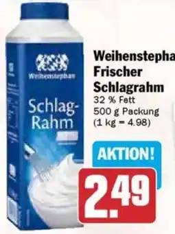 HIT Weihenstephan Frischer Schlagrahm Angebot
