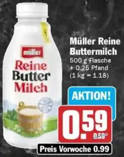 HIT Müller Reine Buttermilch Angebot