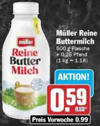 HIT Müller Reine Buttermilch Angebot
