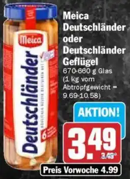HIT Meica Deutschländer oder Deutschländer Geflügel Angebot