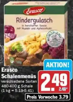 HIT Erasco Schalenmenüs Angebot
