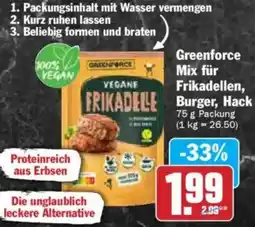 HIT Greenforce Mix für Frikadellen, Burger, Hack Angebot