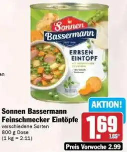HIT Sonnen Bassermann Feinschmecker Eintöpfe Angebot