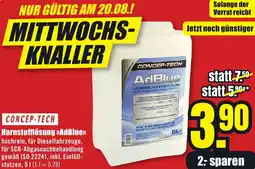 B1 Discount Baumarkt CONCEP-TECH Harnstofflösung AdBlue Angebot