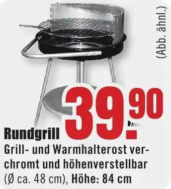 B1 Discount Baumarkt Rundgrill Angebot