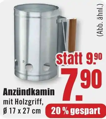 B1 Discount Baumarkt Anzündkamin Angebot