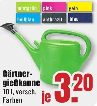 B1 Discount Baumarkt Gärtnergieẞkanne Angebot