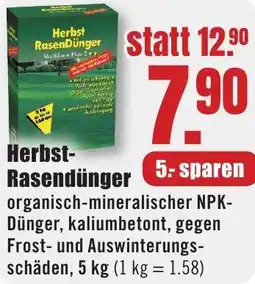 B1 Discount Baumarkt Herbst Rasendünger Angebot