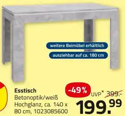 ROLLER Esstisch Angebot