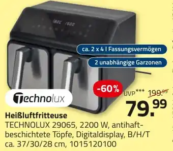 ROLLER TECHNOLUX Heißluftfritteuse 29065 Angebot