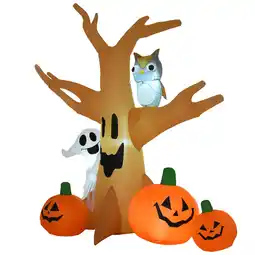 Netto Marken-Discount HOMCOM Halloween Spukbaum Polyester Angebot