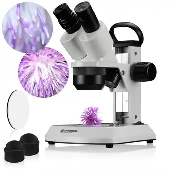 Netto Marken-Discount BRESSER Analyth STR 10x - 40x Stereo Auflicht- und Durchlicht Mikroskop Angebot