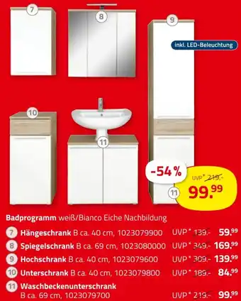 ROLLER Badprogramm Angebot