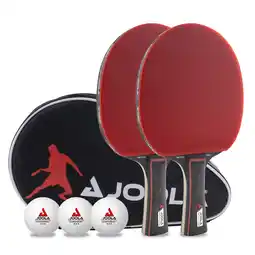 Netto Marken-Discount JOOLA Set Duo Pro mit 2 Tischtennisschlägern, 3 Tischtennisbällen und einer Tasche Angebot