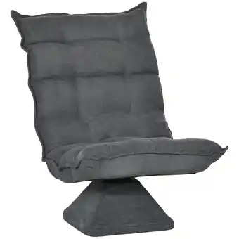 Netto Marken-Discount HOMCOM Bodenstuhl Stahl, MiKrofasertuch(100% Polyester) Angebot