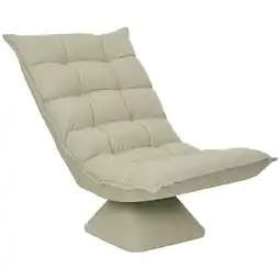 Netto Marken-Discount HOMCOM Bodenstuhl Stahl, Leinenimitat(100% Polyester) Angebot