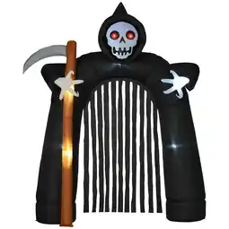 Netto Marken-Discount HOMCOM Aufblasbare Halloween-Dekoration Polyester Angebot