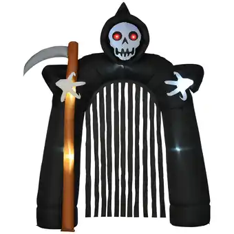 Netto Marken-Discount HOMCOM Aufblasbare Halloween-Dekoration Polyester Angebot