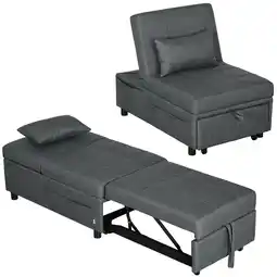 Netto Marken-Discount HOMCOM Schlafsessel Polyester, Schaumstoff Angebot