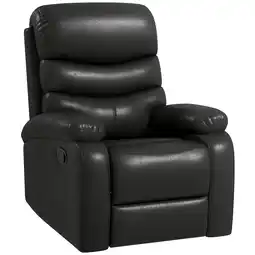 Netto Marken-Discount HOMCOM Relaxsessel Kunstleder, Holz Angebot