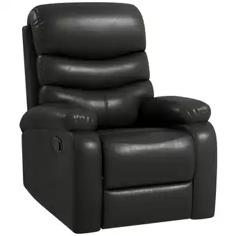 Netto Marken-Discount HOMCOM Relaxsessel Kunstleder, Holz Angebot