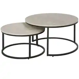 Netto Marken-Discount HOMCOM Couchtisch Set MDF, Metall Angebot
