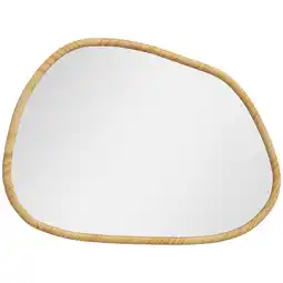 Netto Marken-Discount HOMCOM Wandspiegel Glas, Kiefernholz Angebot