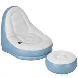 Netto Marken-Discount Outsunny Aufblasbarer Sessel Kunststoff Angebot
